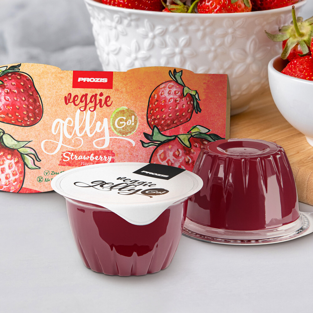 2 x Veggie Gelly Go! 120g Erdbeere