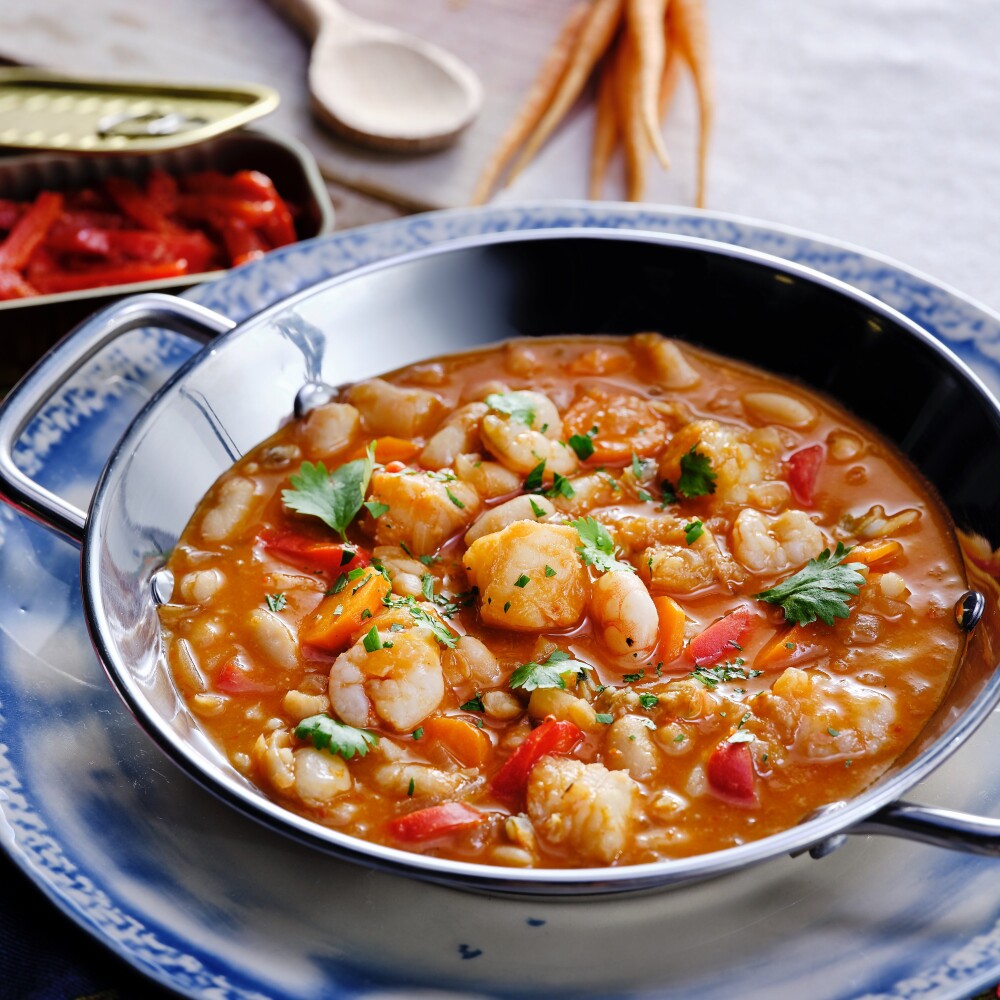 Ragoût de Haricots et Fruits de Mer