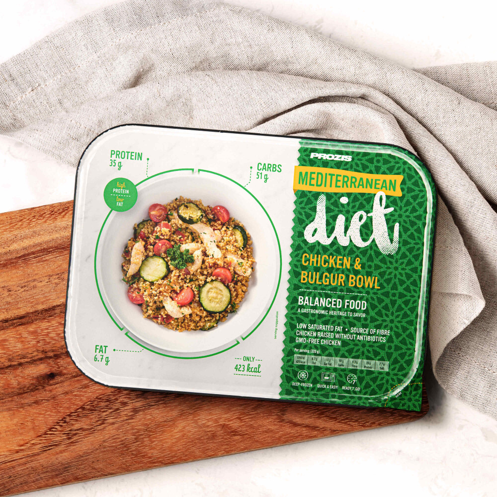 Mediterranean Diet - Bowl de pollo y bulgur