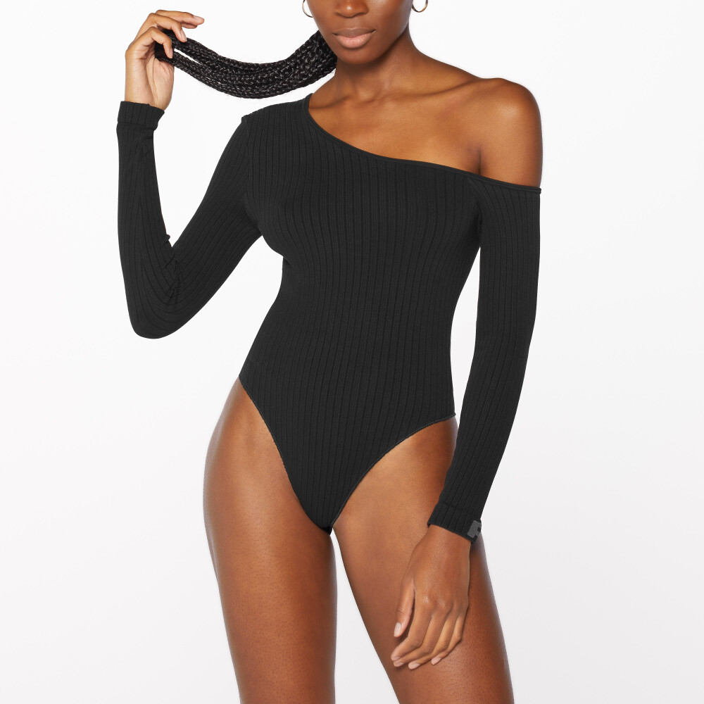 Adage One Shoulder Langarmbody