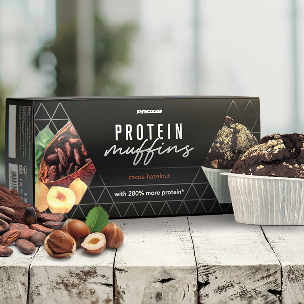 2 x Protein Muffins - Cocoa-Hazelnut  60 g