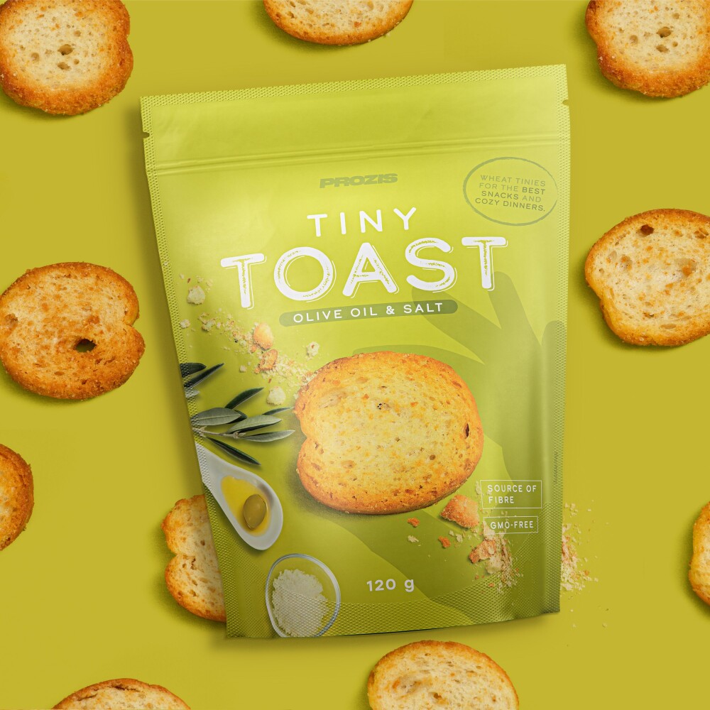 Tiny Toast - Olive Oil & Salt 120g