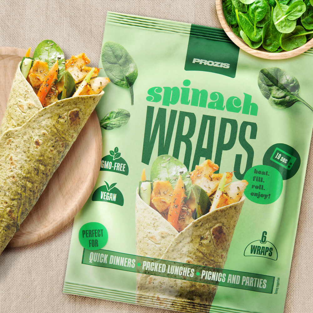Spinach Wrap 6ct