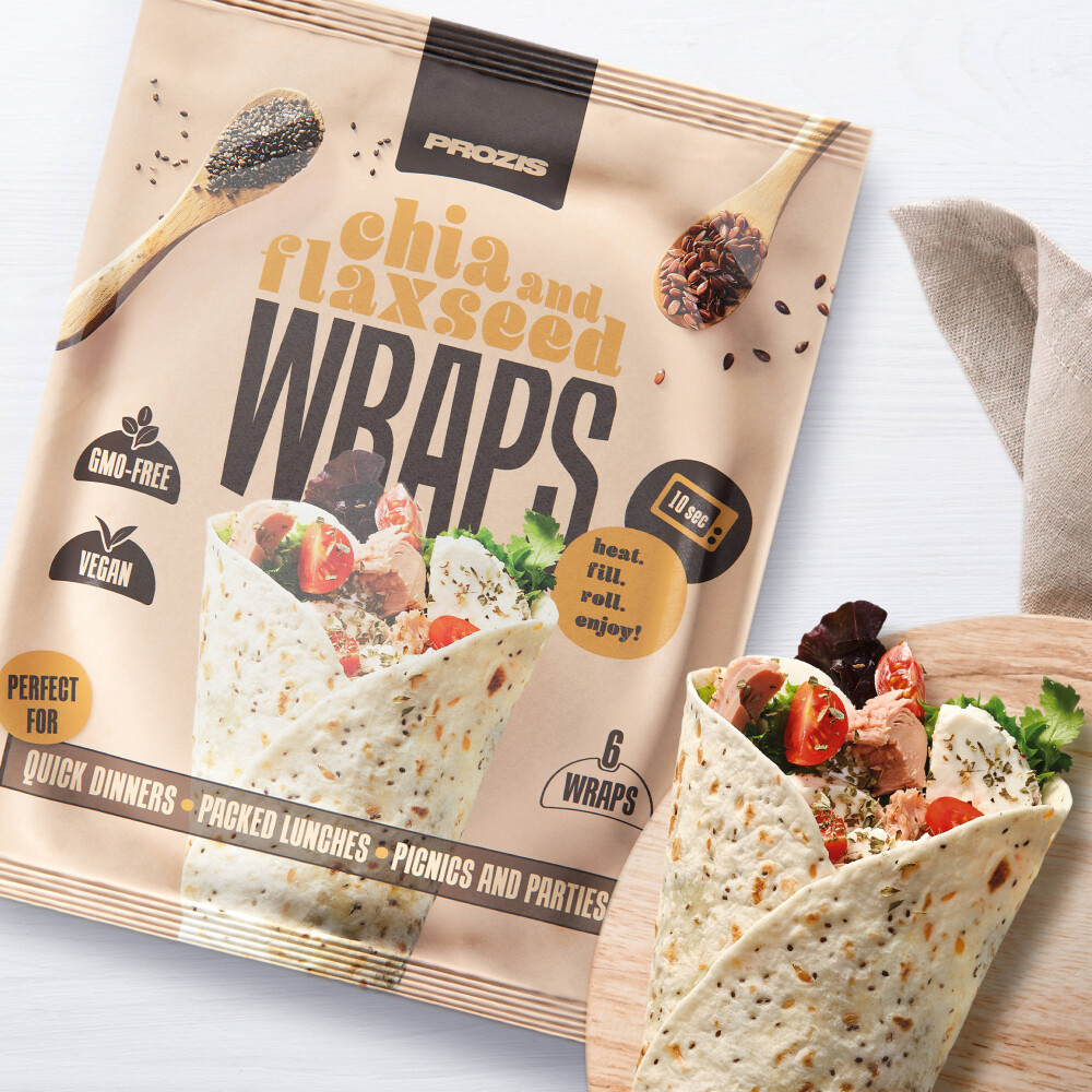 Chia & Flaxseed Wrap 14.5 oz / 6ct