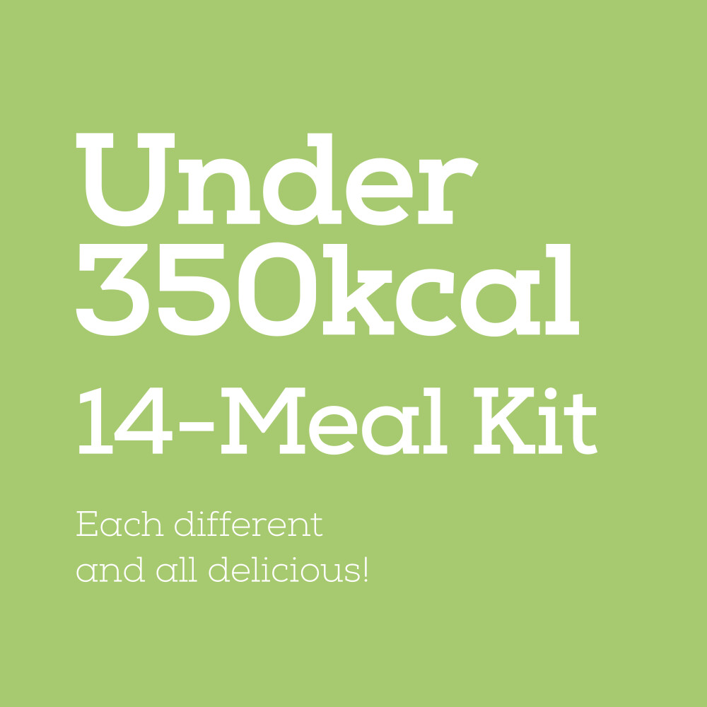 Unter 350kcal - 14-Mahlzeiten-Kit