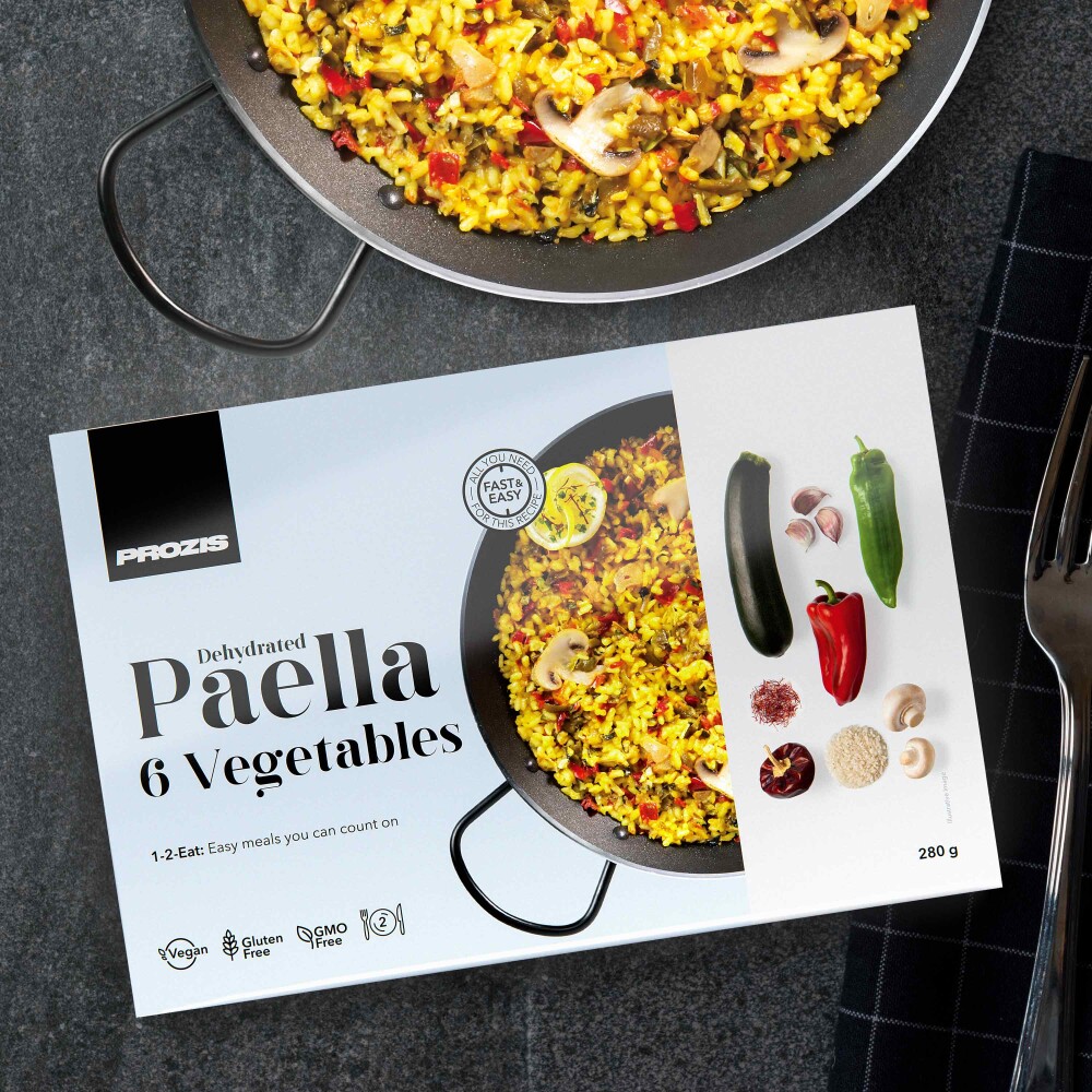 Dehydrated Paella - 6 Vegetables 280 g - 2 servings