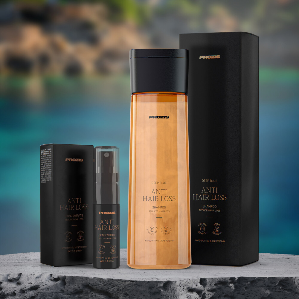 Anti-Hair Loss Shampoo 360 ml Deep Blue +  Anti-Hair Loss Concentrate