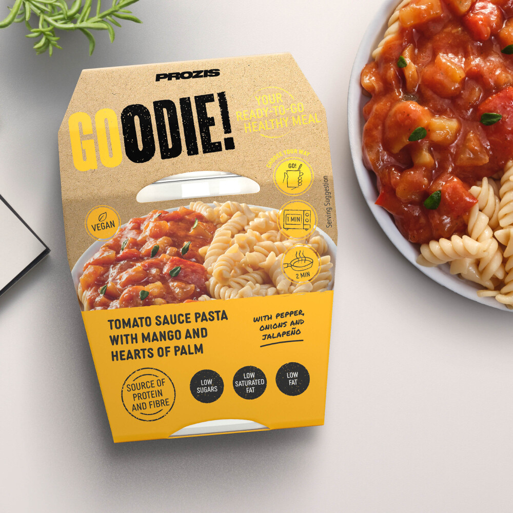 Goodie Meal On-the-Go - Massa com Molho de Tomate, Manga e Palmito 200 g