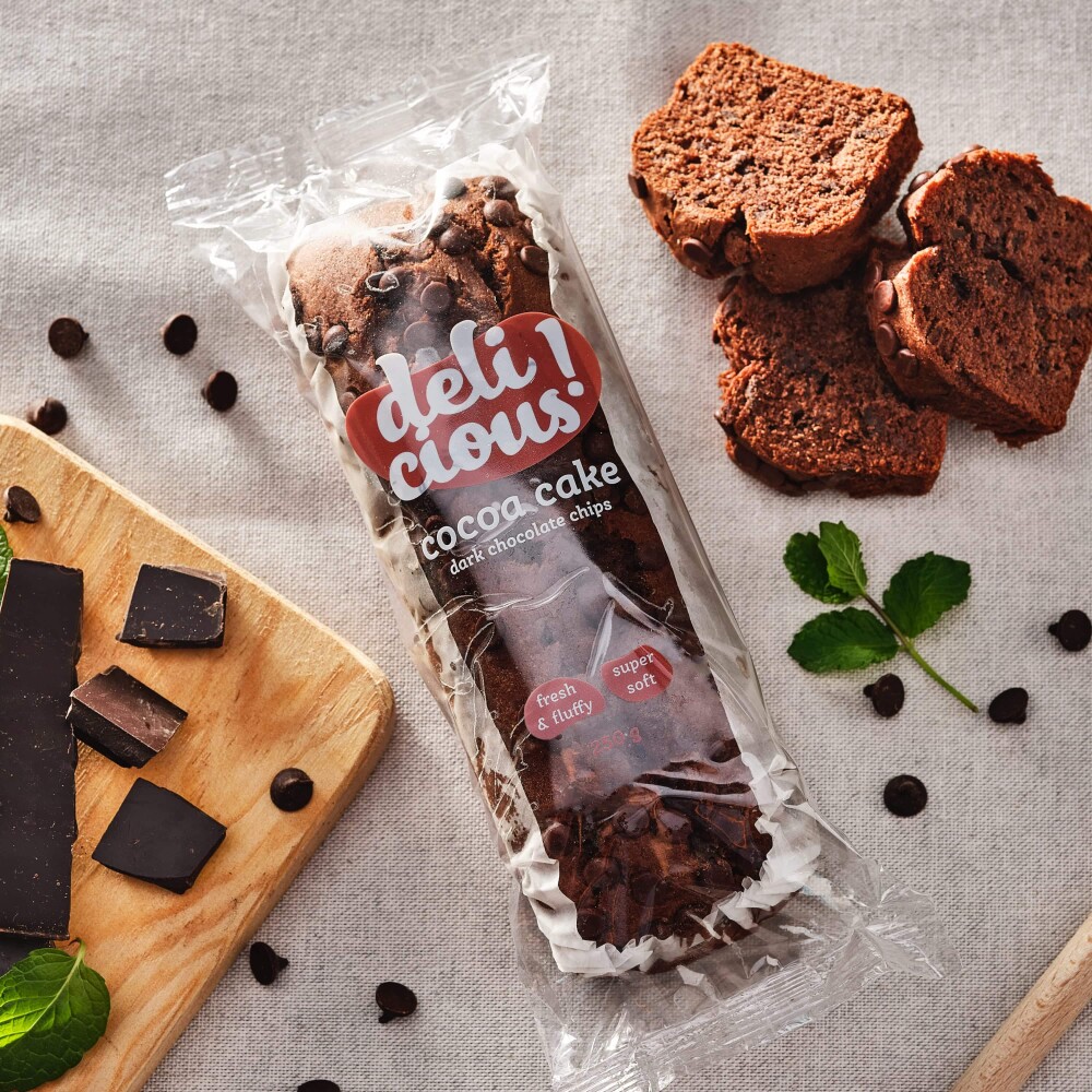 Delicious Cocoa Cake - Dark Chocolate Chips 250 g