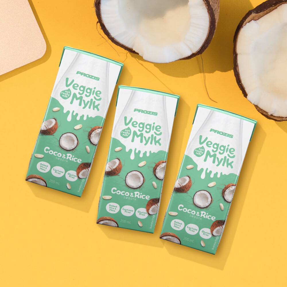 3 x Veggie Mylk - Boisson de Riz et Noix de Coco 200 mL