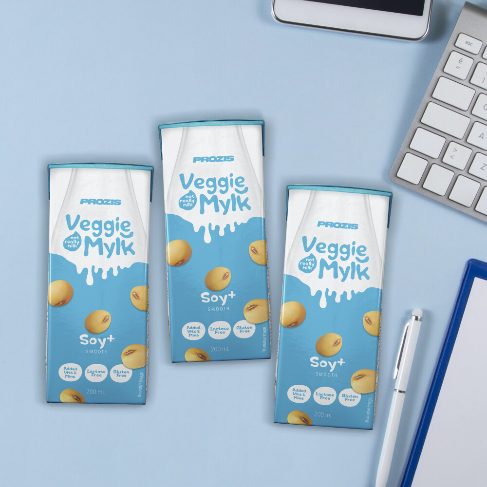 3 x Veggie Mylk - Boisson de Soja 200 mL