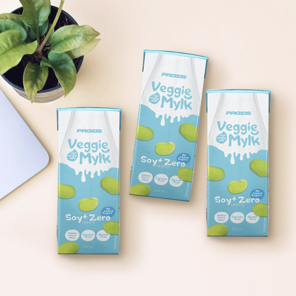 3 x Veggie Mylk - Soy + Zero Drink 200 mL