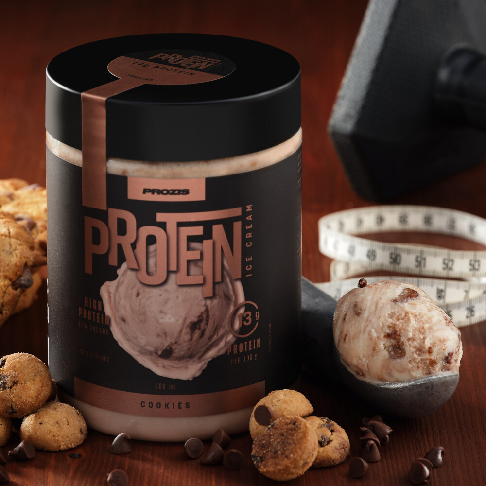 4 x Icense Protein Ice Cream Vanille et Caramel Beurre Salé Glaces