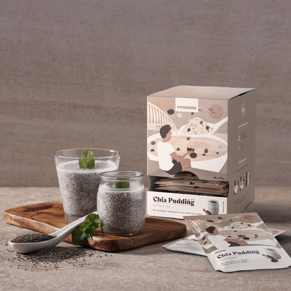 10 x Chia-Puddingmischung 24 g - Geschmacksneutral