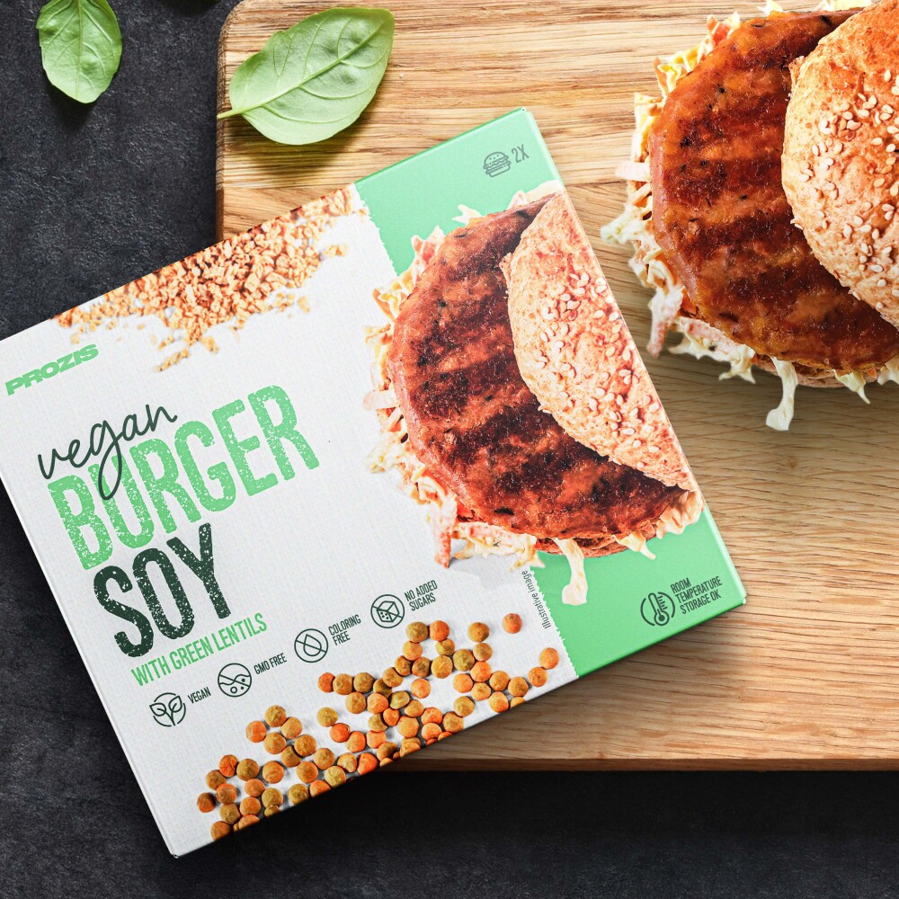 2 x Vegan Burger - Soy with Green Lentils 80 g