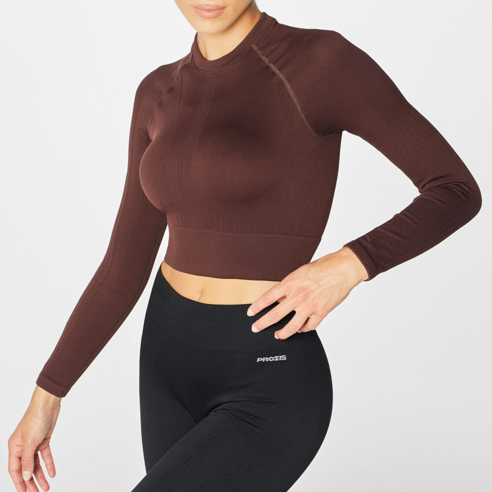X-Skin Meditation Monday LS Crop Top