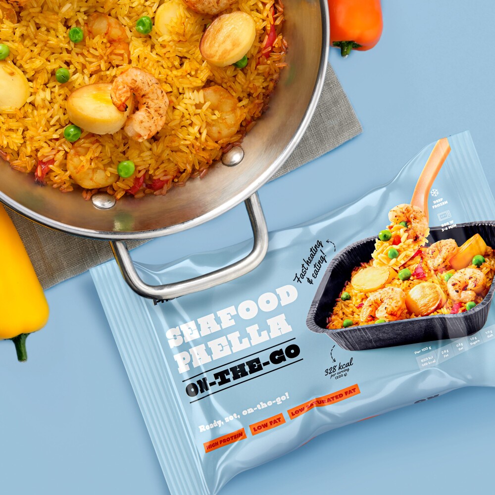 On-the-Go - Meeresfrüchte-Paella