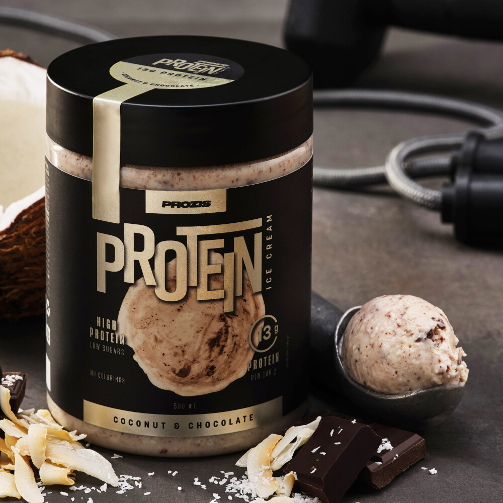 Protein Ice Cream - Kokosnuss & Schokolade 500 mL
