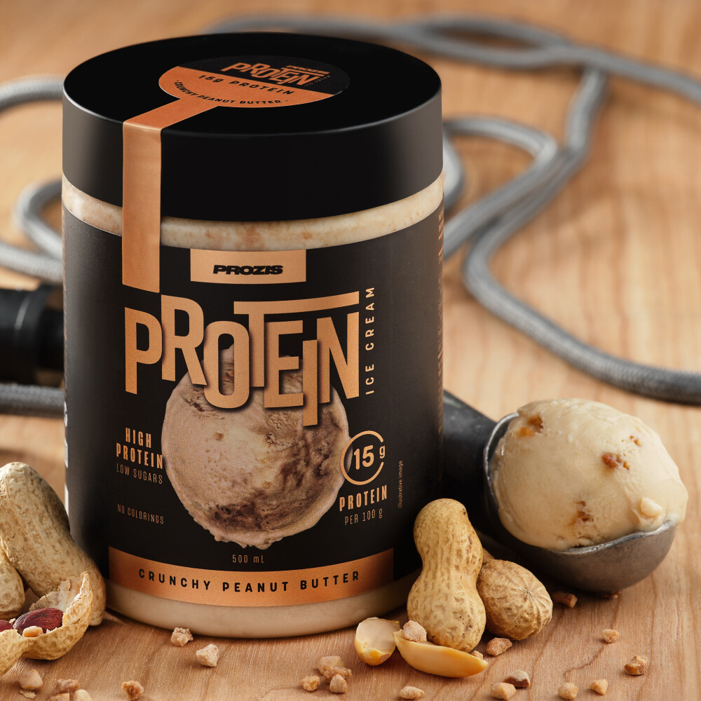 Protein Ice Cream - Knusprige Erdnussbutter 500 mL