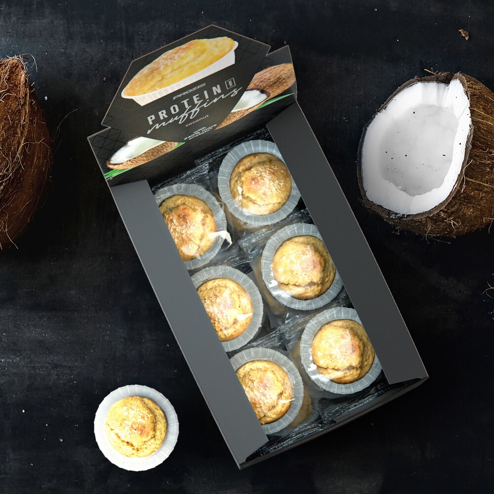 12 x Protein Mini Muffins 30 g - Coconut