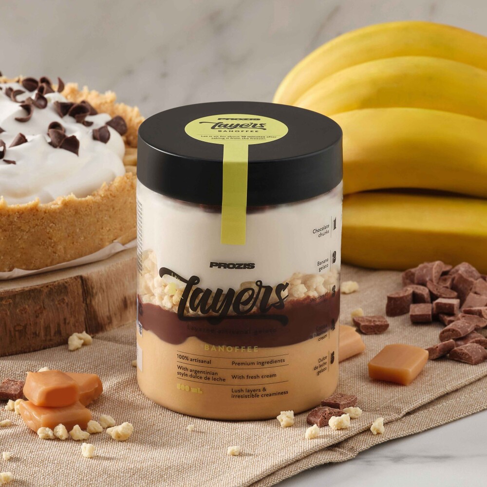 Layers Gelato - Banoffee 500 mL
