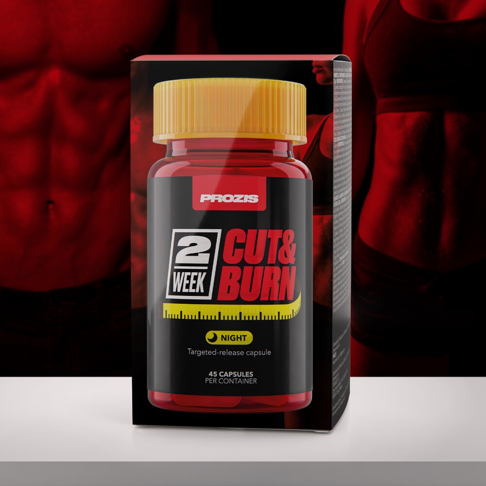 2 Week Cut & Burn 45 Caps Day Queimadores de Gordura e Definição