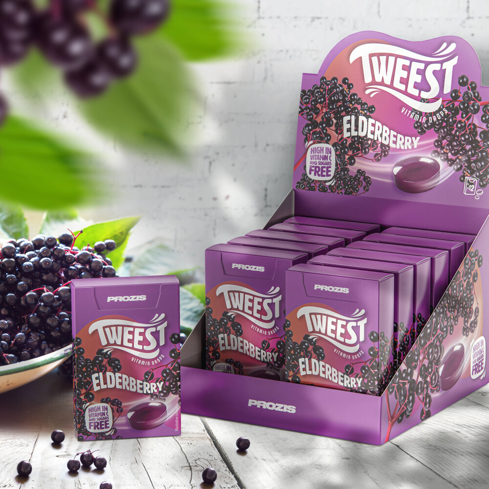 12 x Tweest Vitamin Drops - Elderberry 50 g