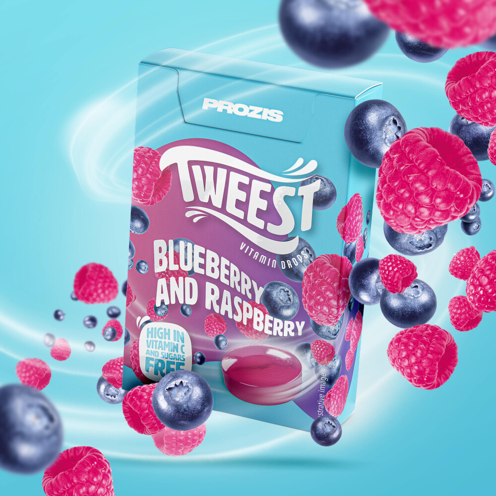 Tweest Vitamin Drops - Blaubeer- und Himbeer 50 g