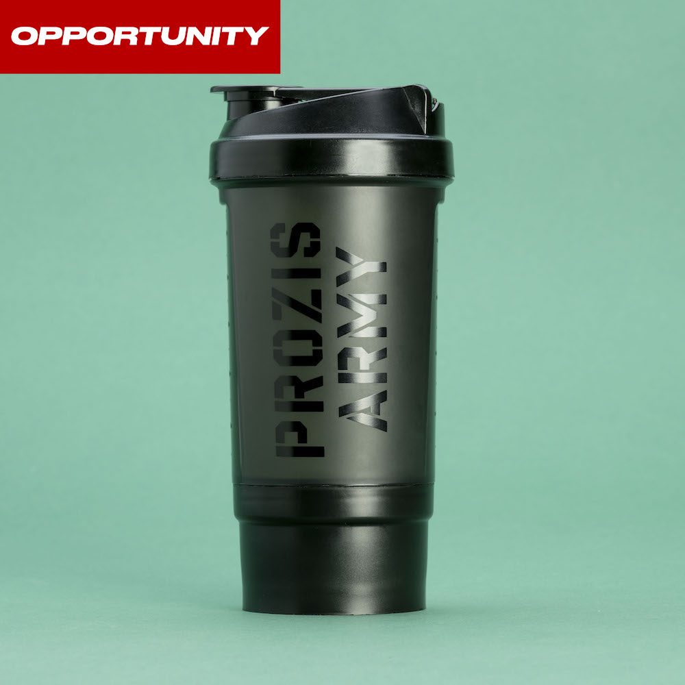 Army Shaker - Black 500 ml + Free Tea