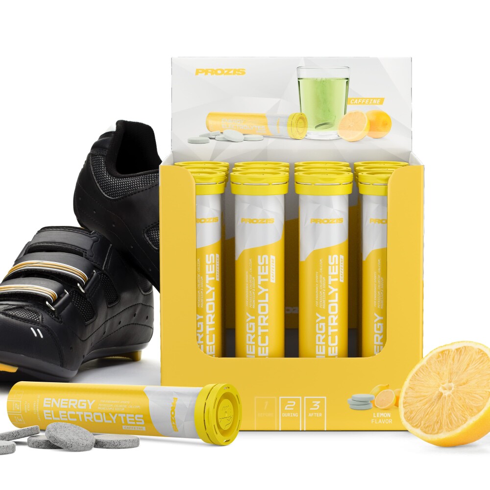 12 x Energy Electrolytes + Caffeine 20 Effervescent tabs