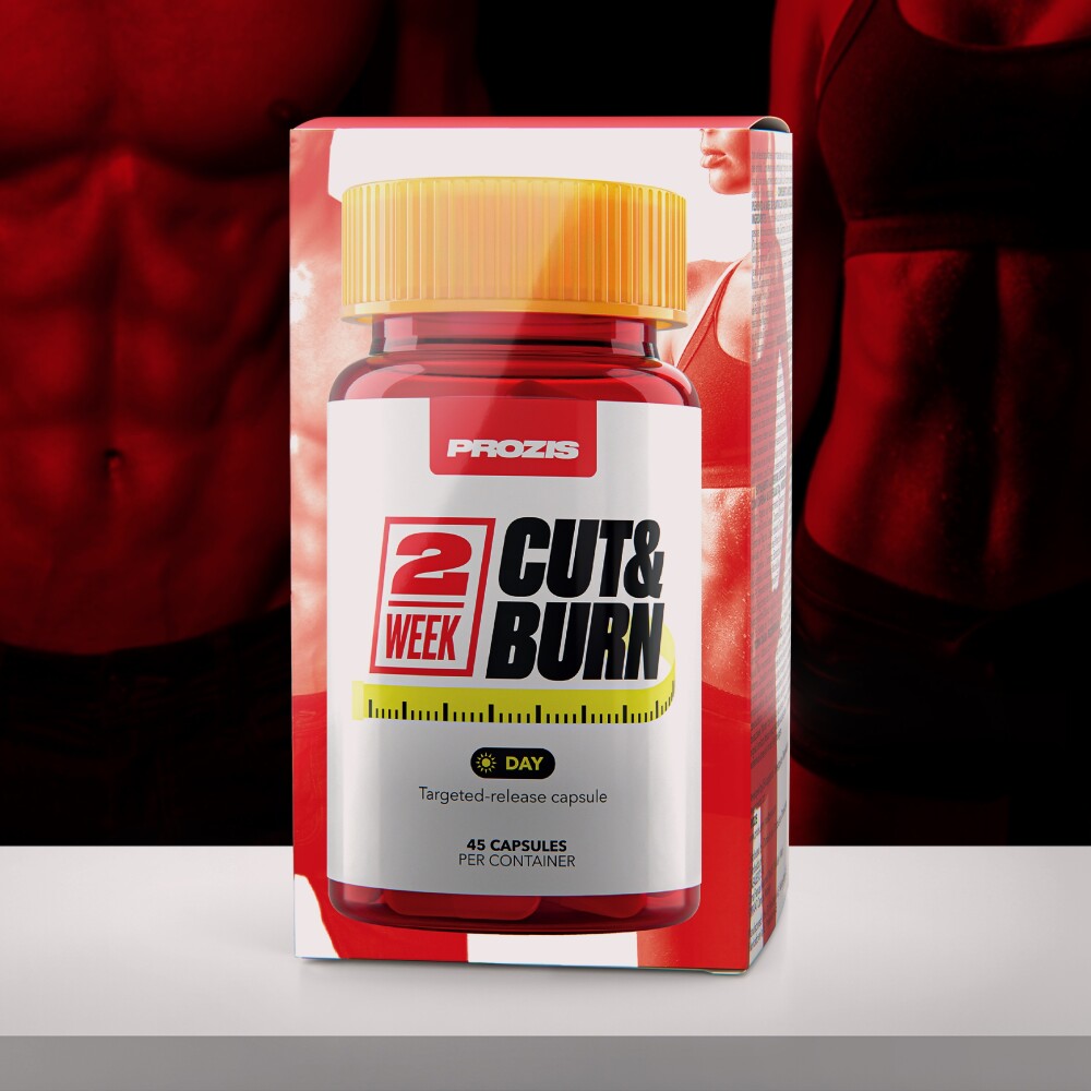 2 Week Cut & Burn 45 Caps Night Queimadores de Gordura e Definição