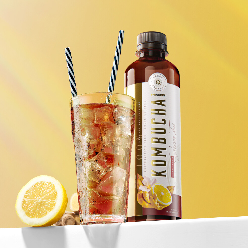 Bio Kombucha - Ingwer-Zitrone 370ml
