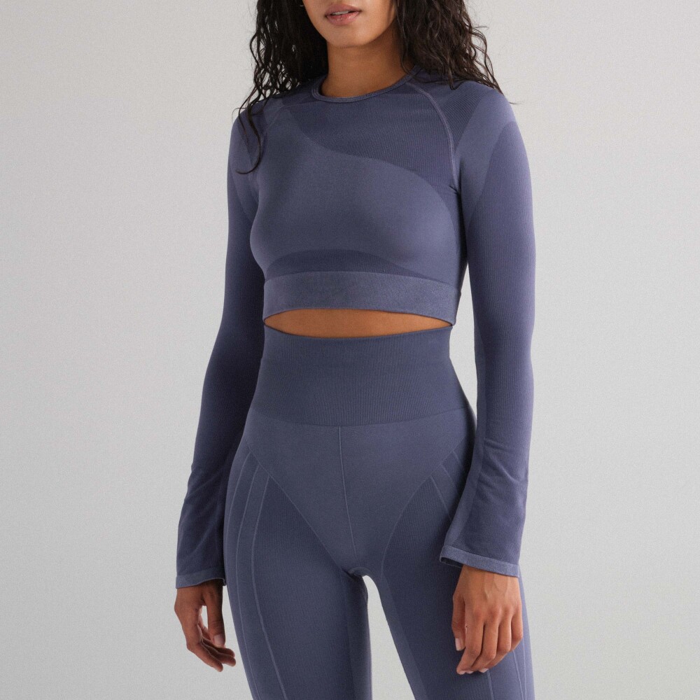 Crop Top à Manches Longues Deep Dive