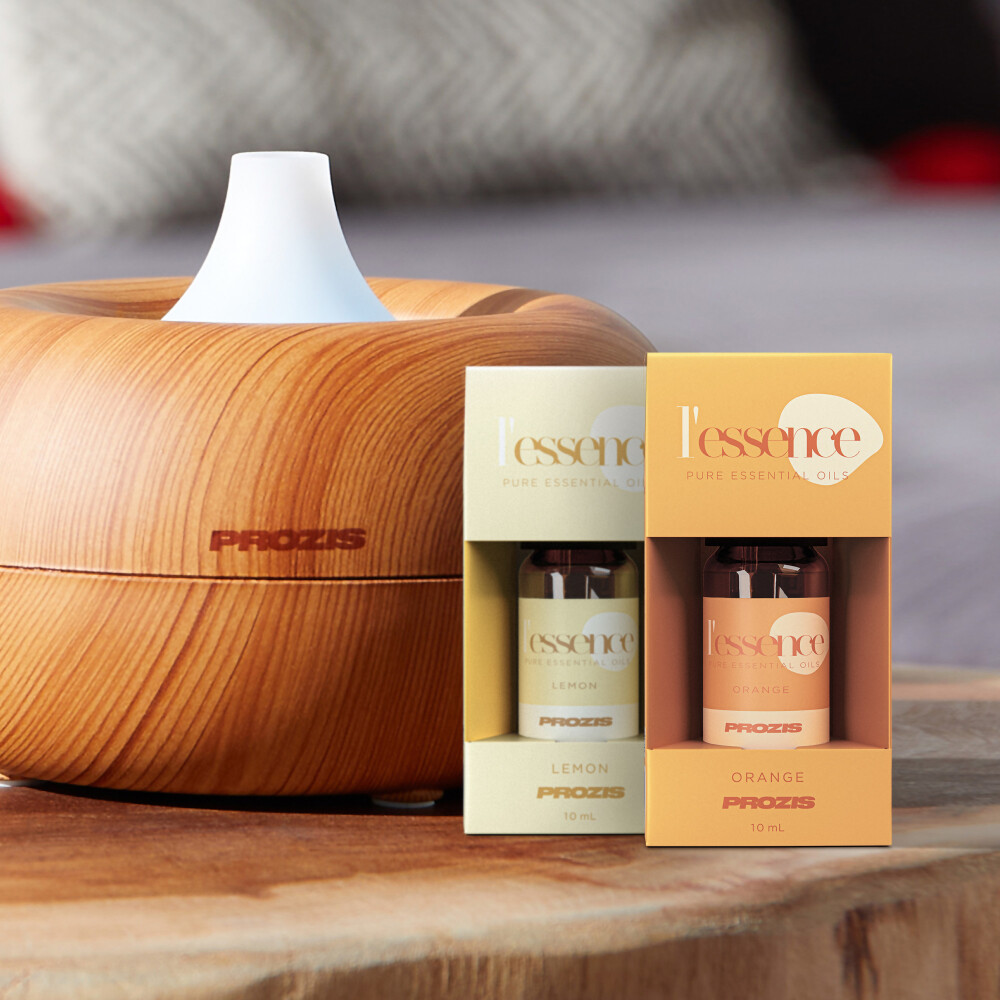 Brume Aroma Diffuser & Humidifier + 2x L'essence - essential oils