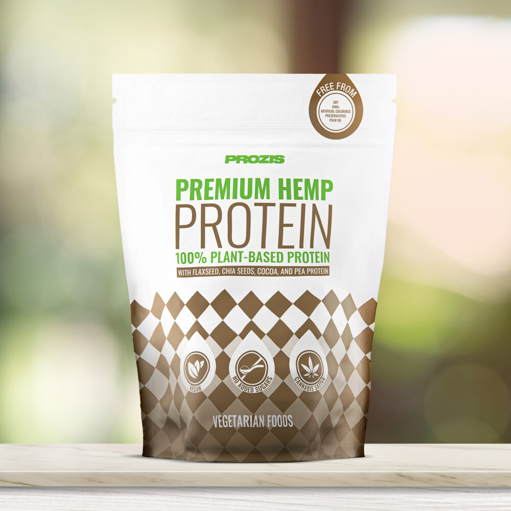 Protéines de Chanvre Premium avec Graines de Lin, Farine de Chia, Cacao et Protéines de Petit Pois 9