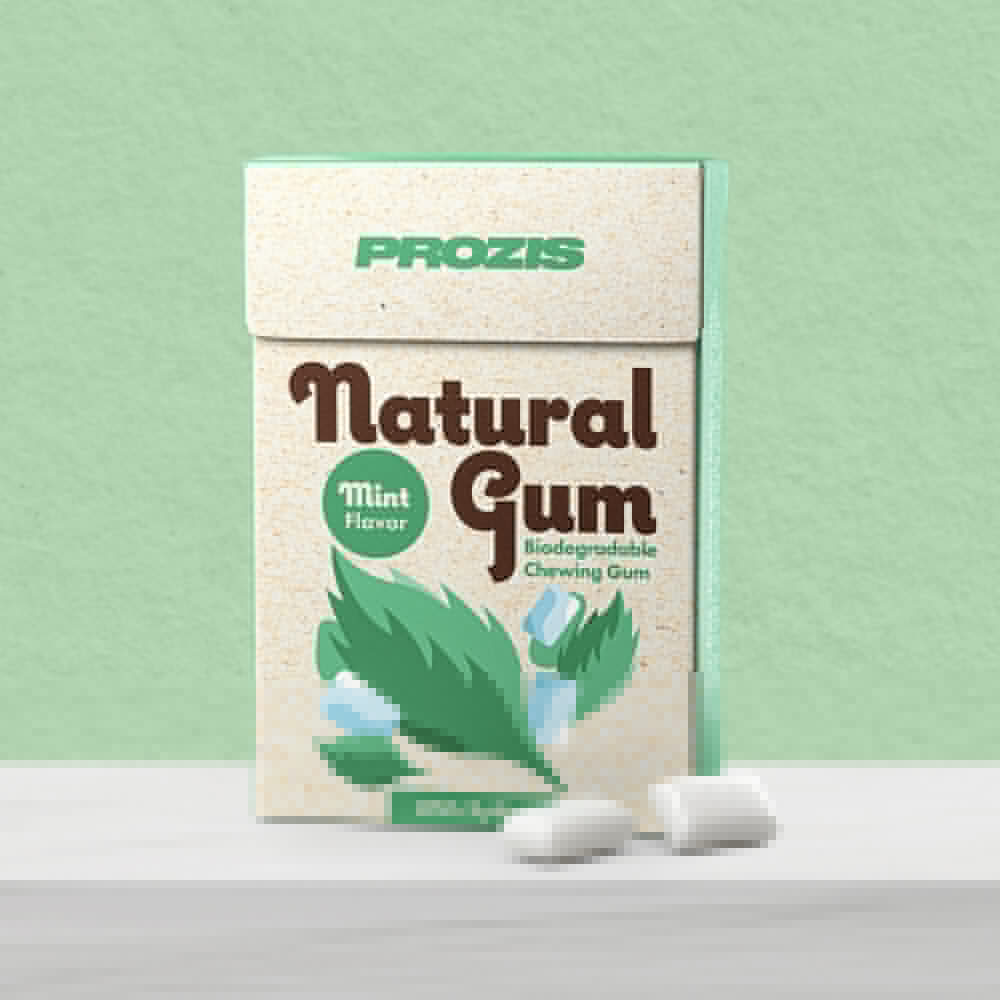 Chewing-Gum Naturel - Menthe avec du Xylitol