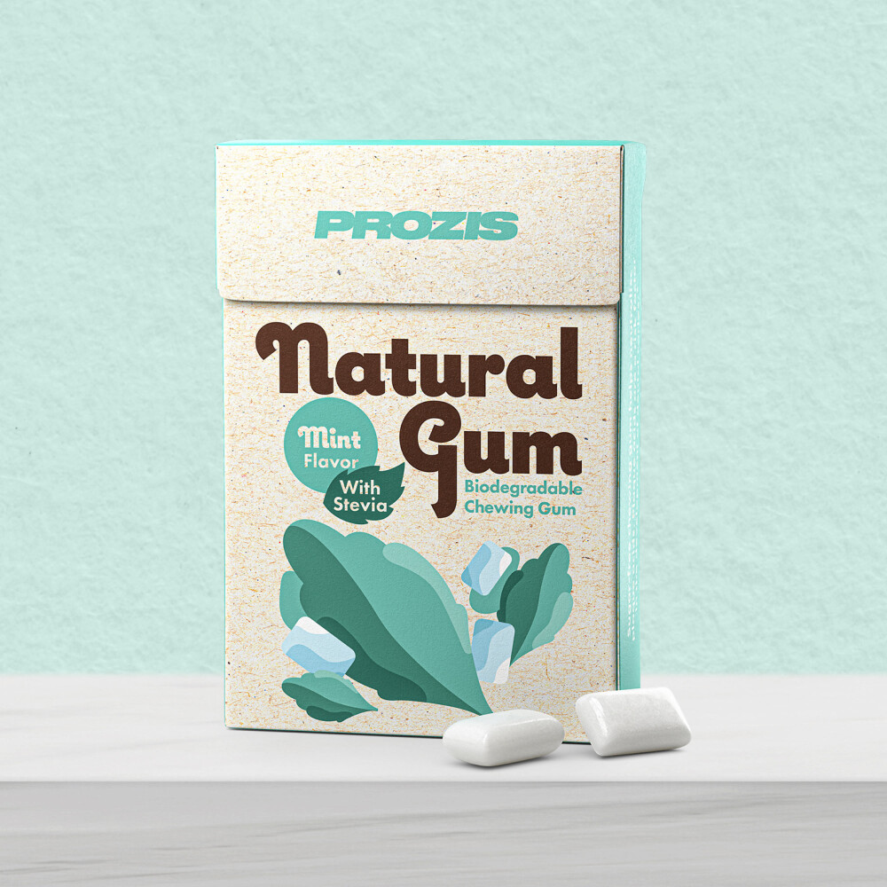 Chewing-Gum Naturel - Menthe avec de la Stévia