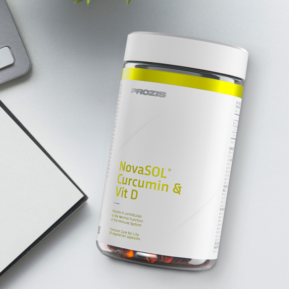 NovaSOL® Curcumin & Vit D 30 veg caps