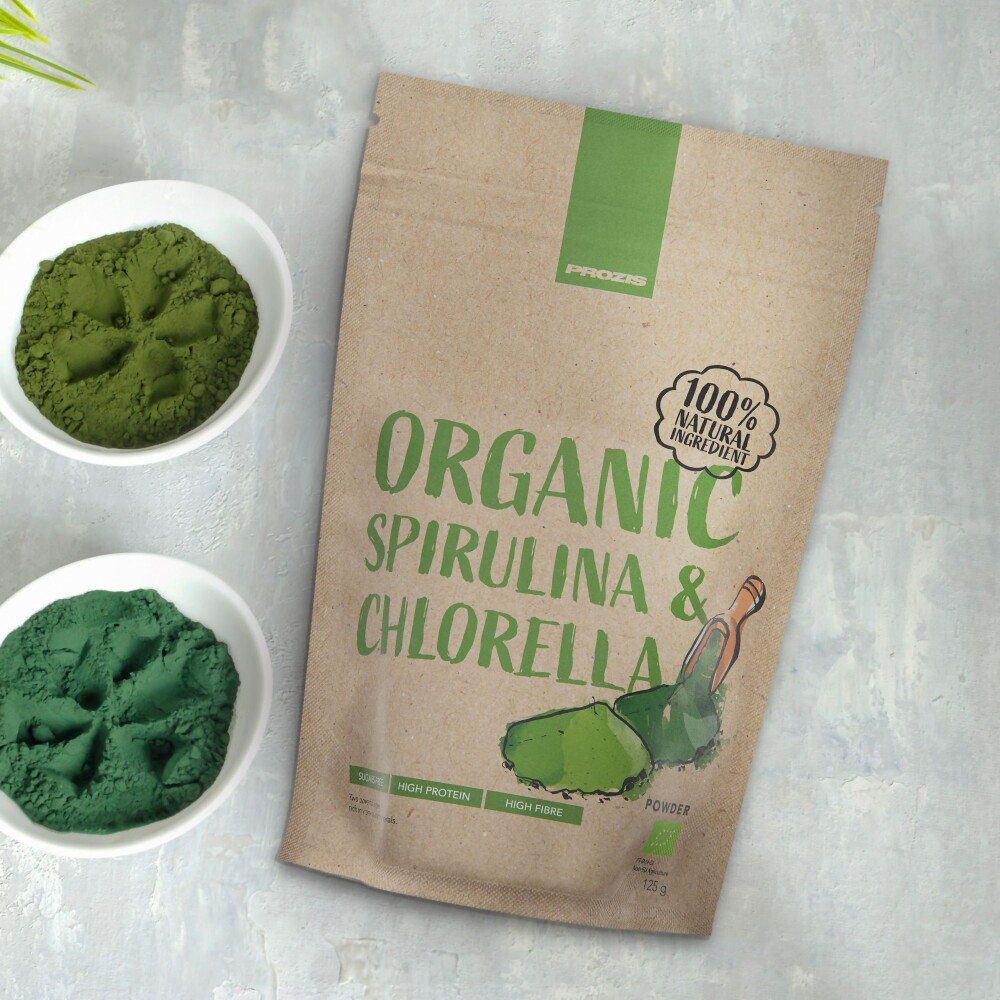 Bio-Spirulina und Chlorella 125 g