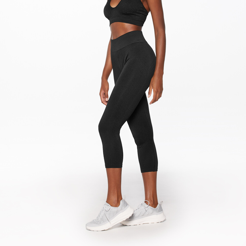 X-Skin Palms Capris - Black