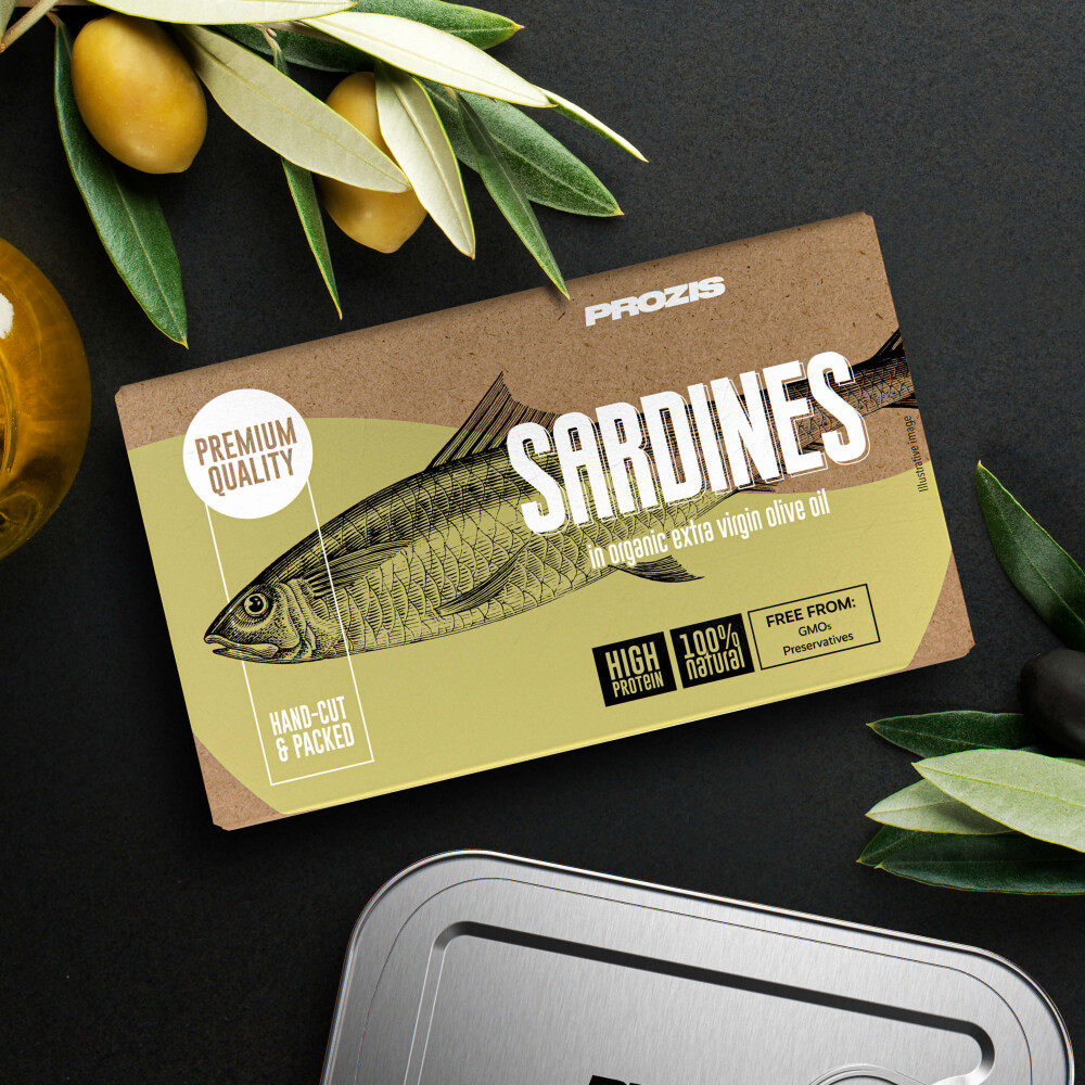 Sardines - In Organic Extra Virgin Olive Oil 120 g