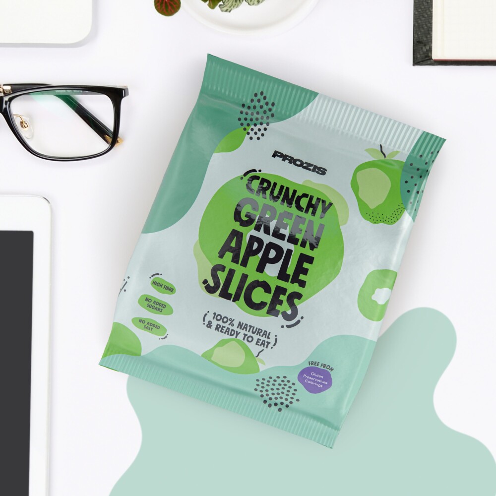 Fatias Crocantes de Maçã Verde 20 g