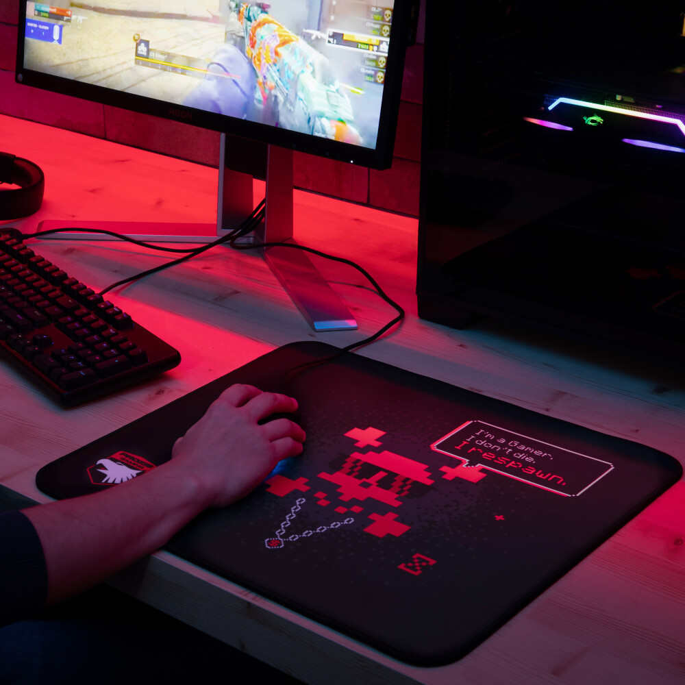 Aktion Mauspad mit Schädel - Gaming-Edition - 450x400mm