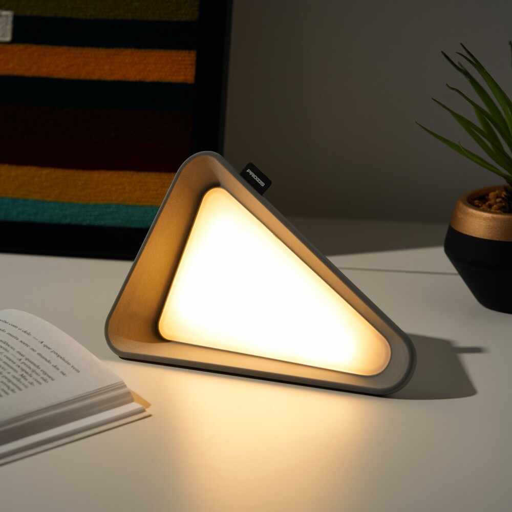 Geod - Lampe Réversible - Gris