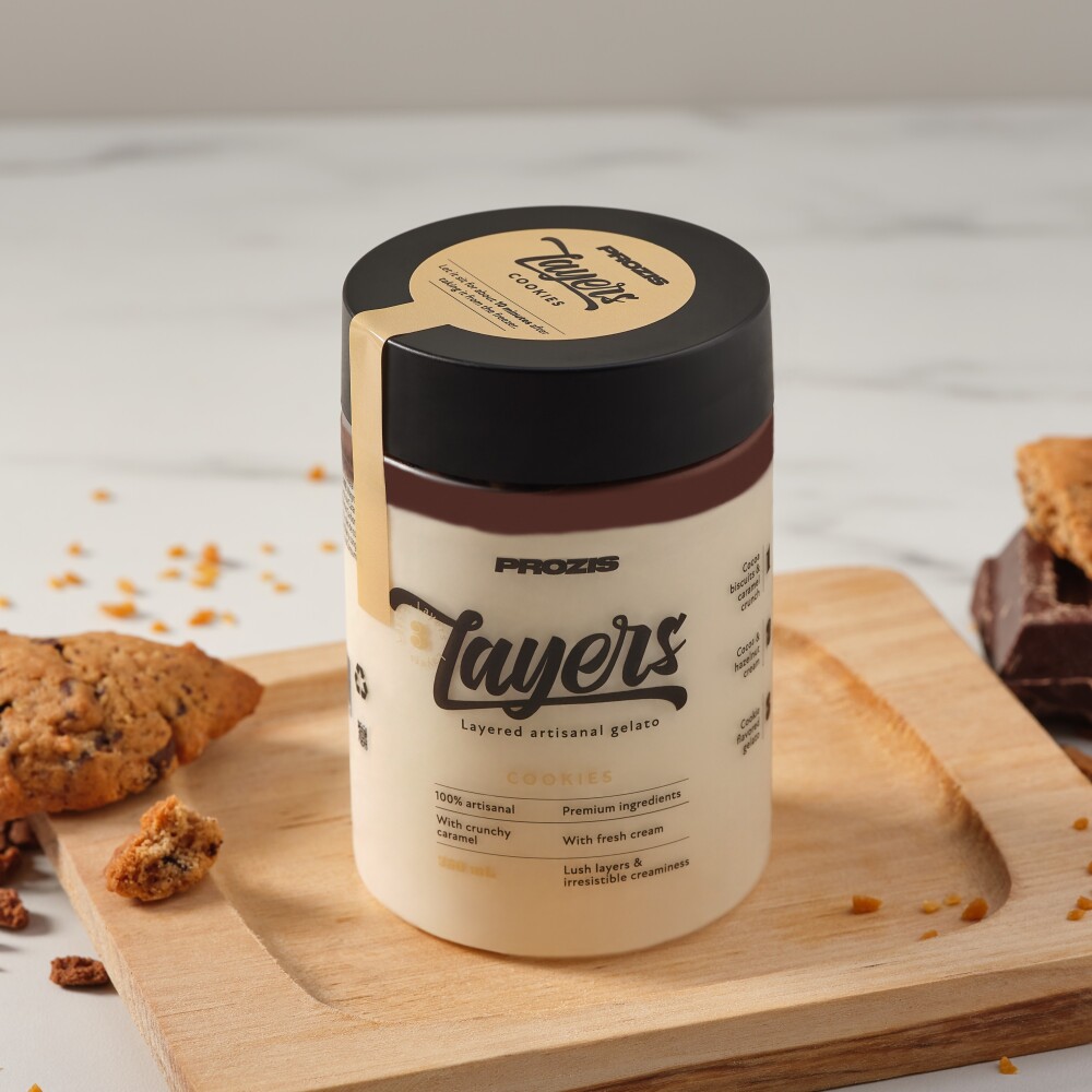 Layers Gelato - Galleta 250 ml