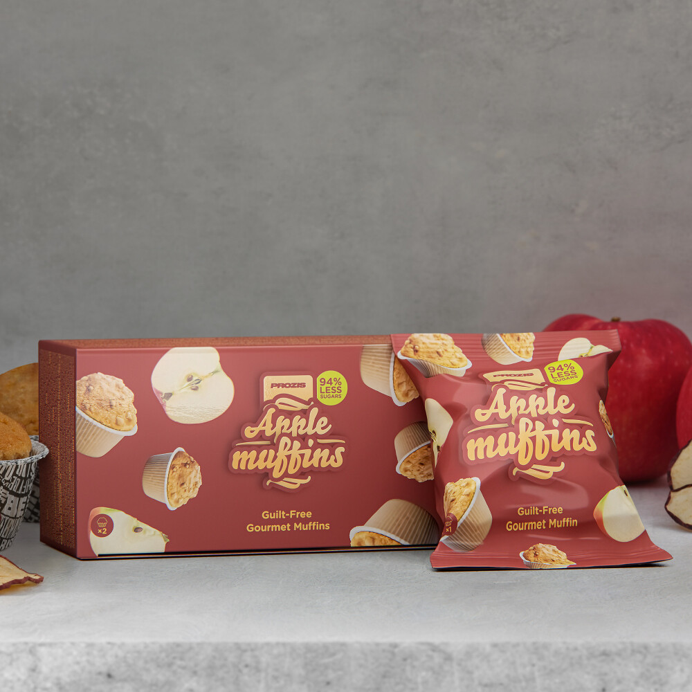 2 x Low Sugar Apple Muffins 60 g