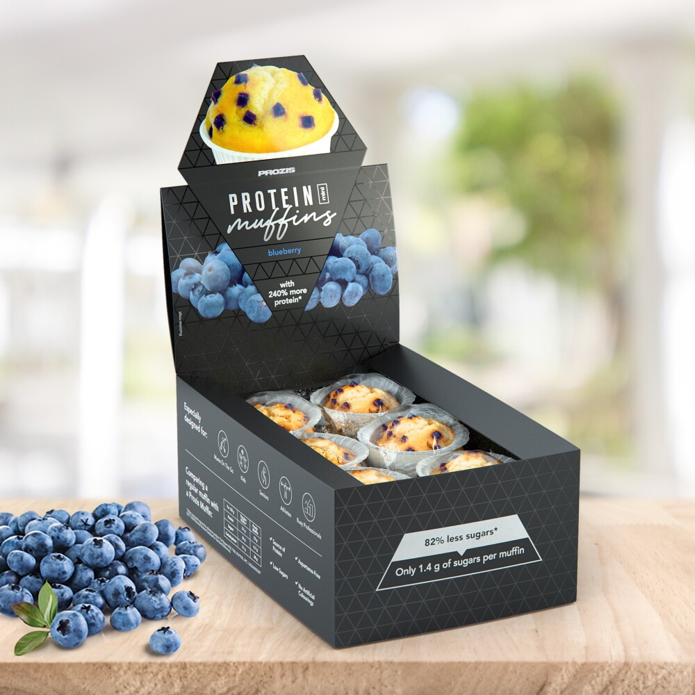 12 x Protein Mini Muffins - Blueberry 30 g