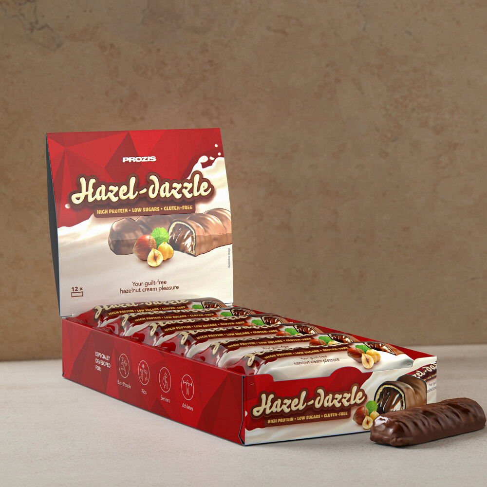 12 x Hazel-Dazzle - High Protein - Low Sugars
