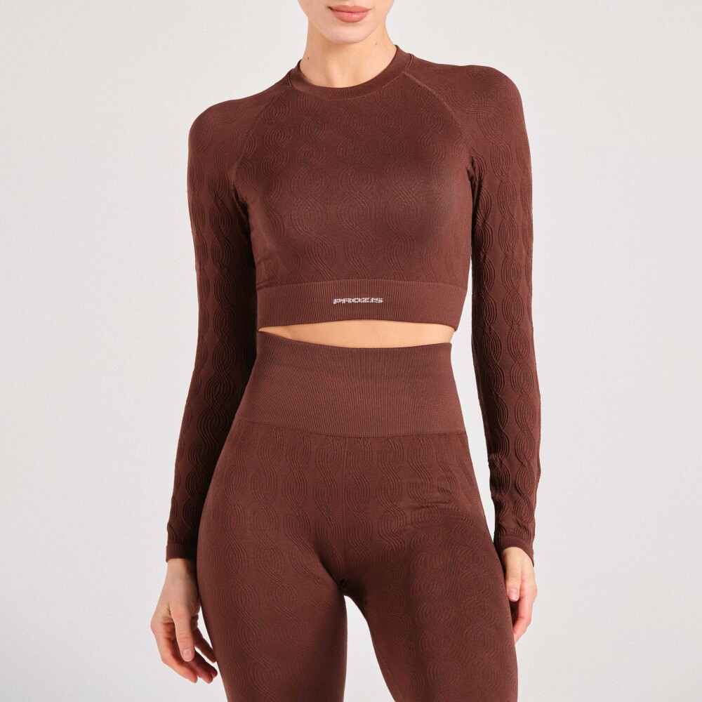 Battle Braids LS Crop Top