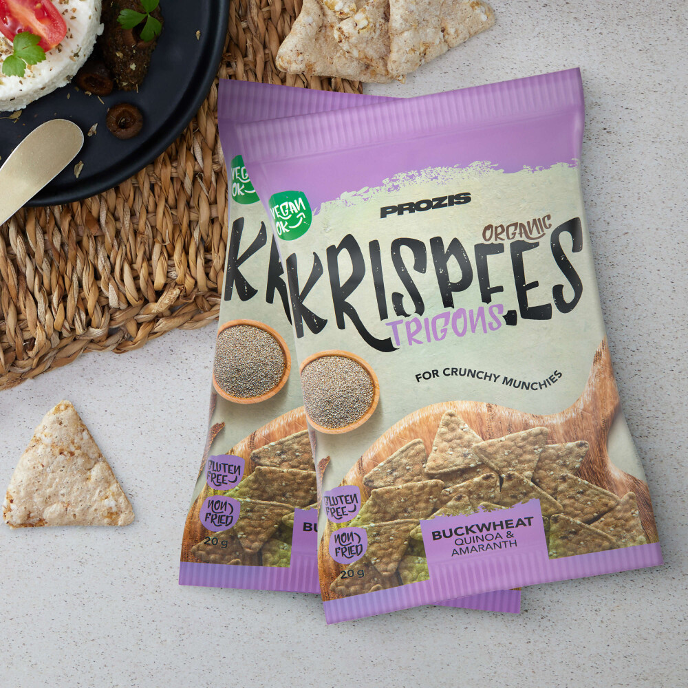 2 x Organic Trigon Krispees - Sarrasin avec du Quinoa et de l'Amarante 20 g